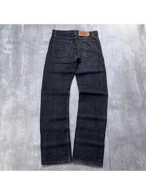 Y2K Black Levi’s 501 Grunge Straight Skater Denim Jeans